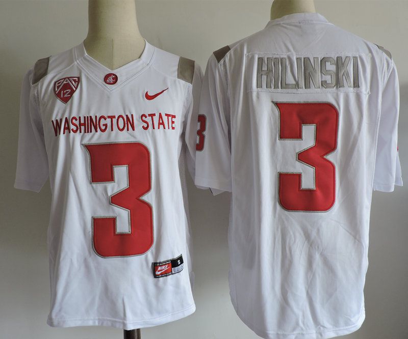 Men Washington State Cougars #3 Hilinski White 2025 Nike Limited NCAA Jersey->more ncaa teams->NCAA Jersey